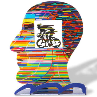 דודו גרשטיין - הראש מכוון אופניים | HEAD WITH BIKER Figurine