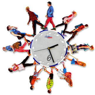 דודו גרשטיין | שעון קיר זה הזמן ללכת - Walkers Time Clock