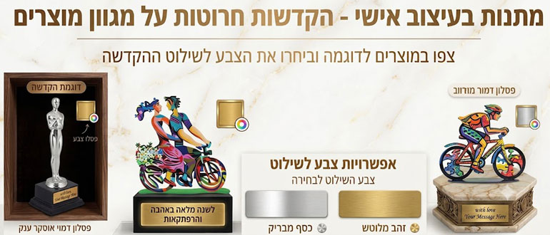 מתנות בעיצוב אישי
