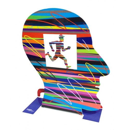 דודו גרשטיין | פסל ראש מכוון ריצה | HEAD WITH RUNNING – תמונה 5